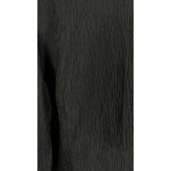 Zara Black Textured Bodysuit Top Square NecK Soft Small Size Large - Picture 15 of 15